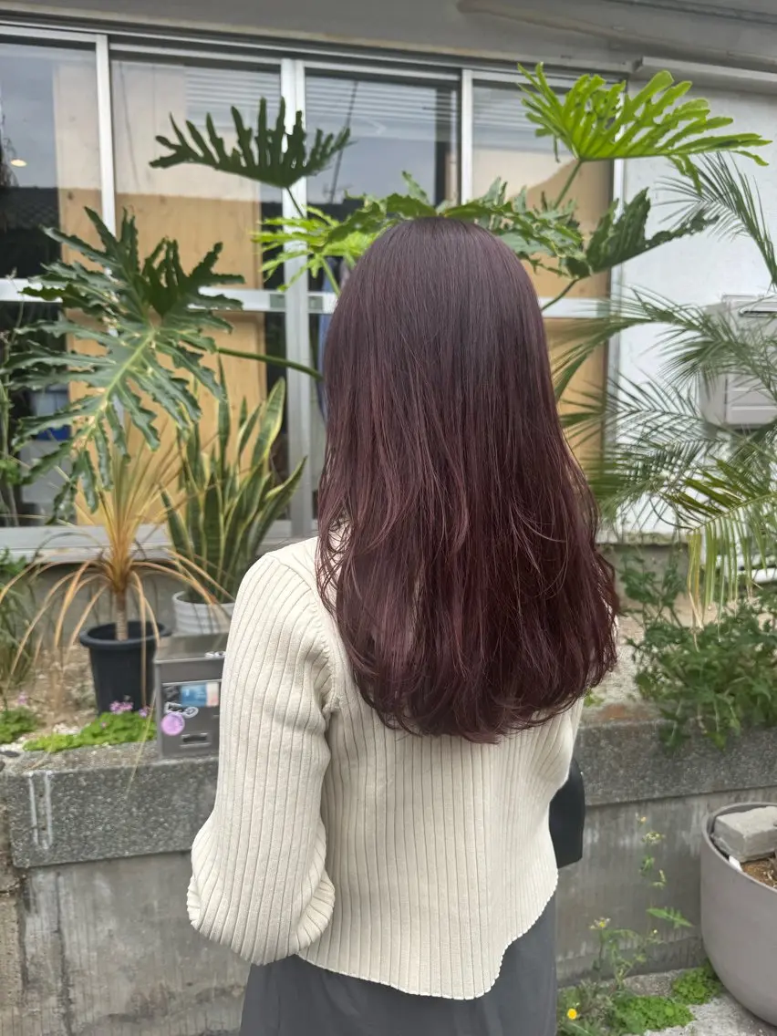 カラー カット ヘアカラー トリートメント 大迫 江梨のヘアスタイル
