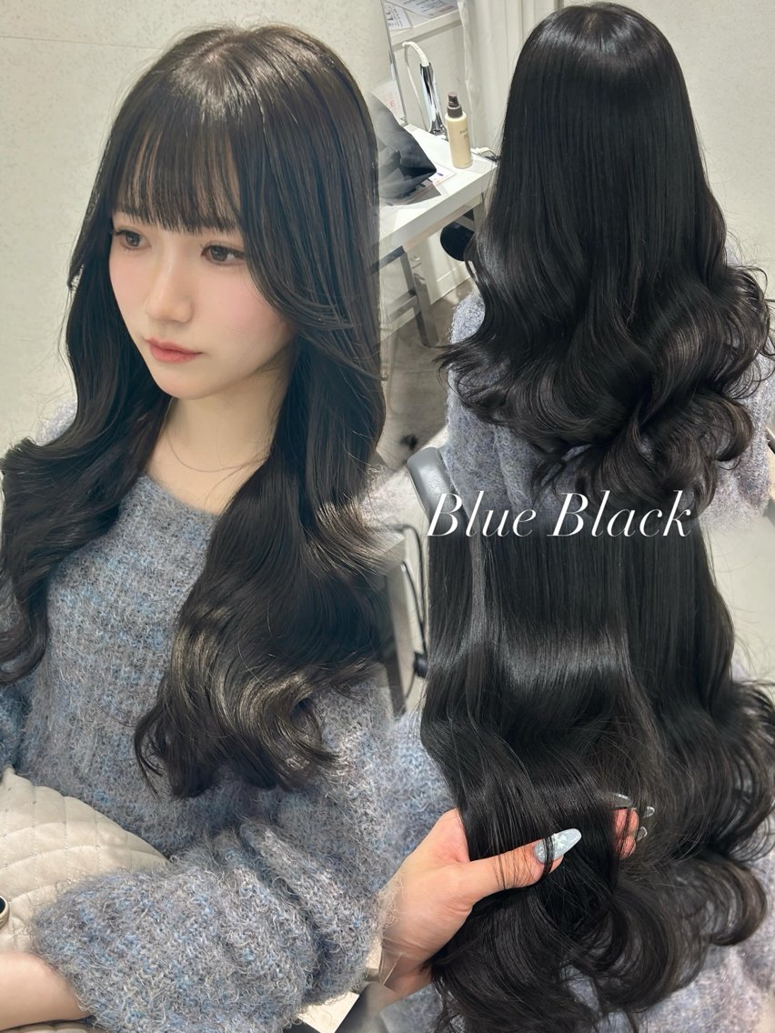 ロング カラー カット ヘアカラー トリートメント 🤍韓国うる艶カラー 髪質改善YUKI🤍のヘアスタイル