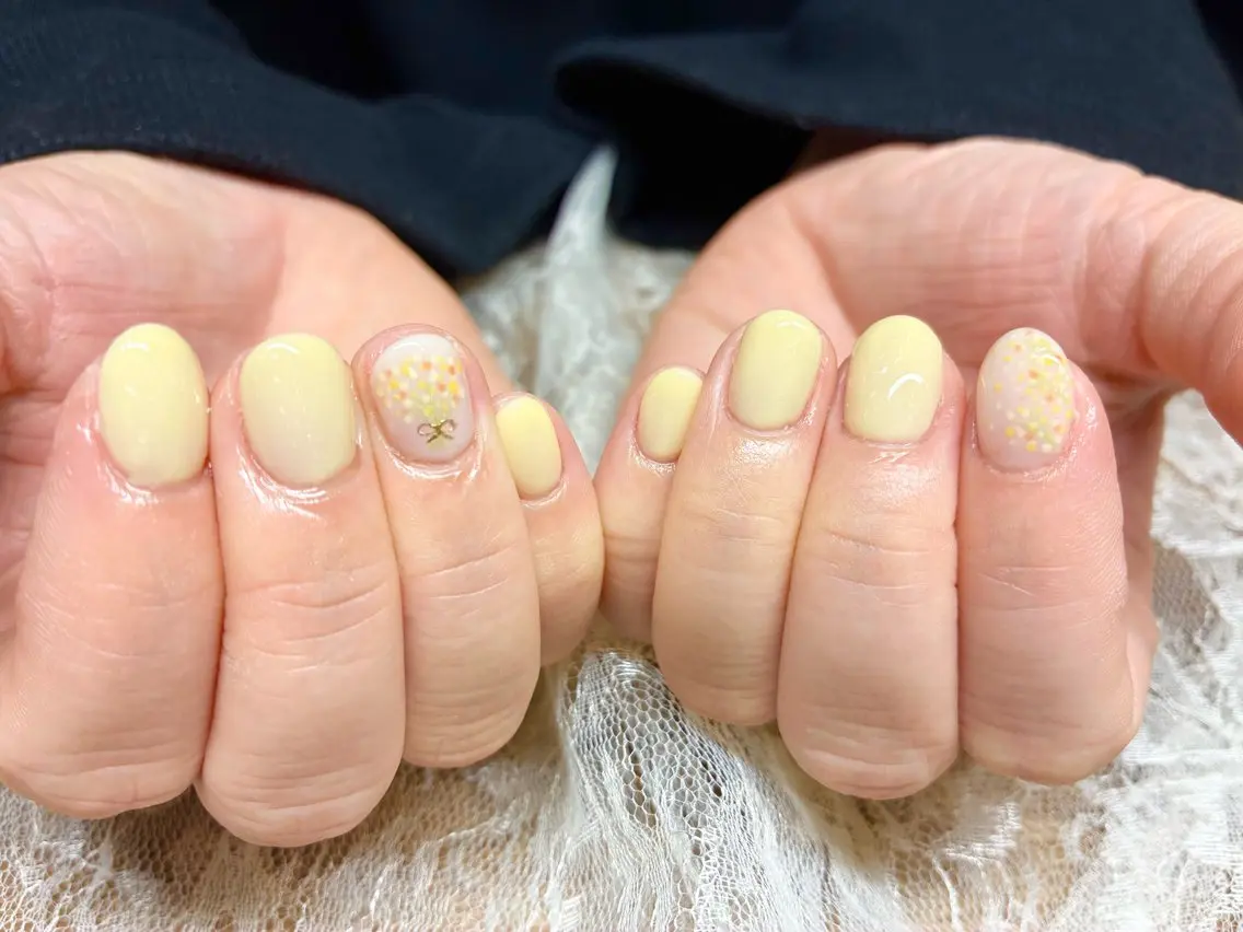 ネイル 春ネイル さ ゆのネイルデザイン