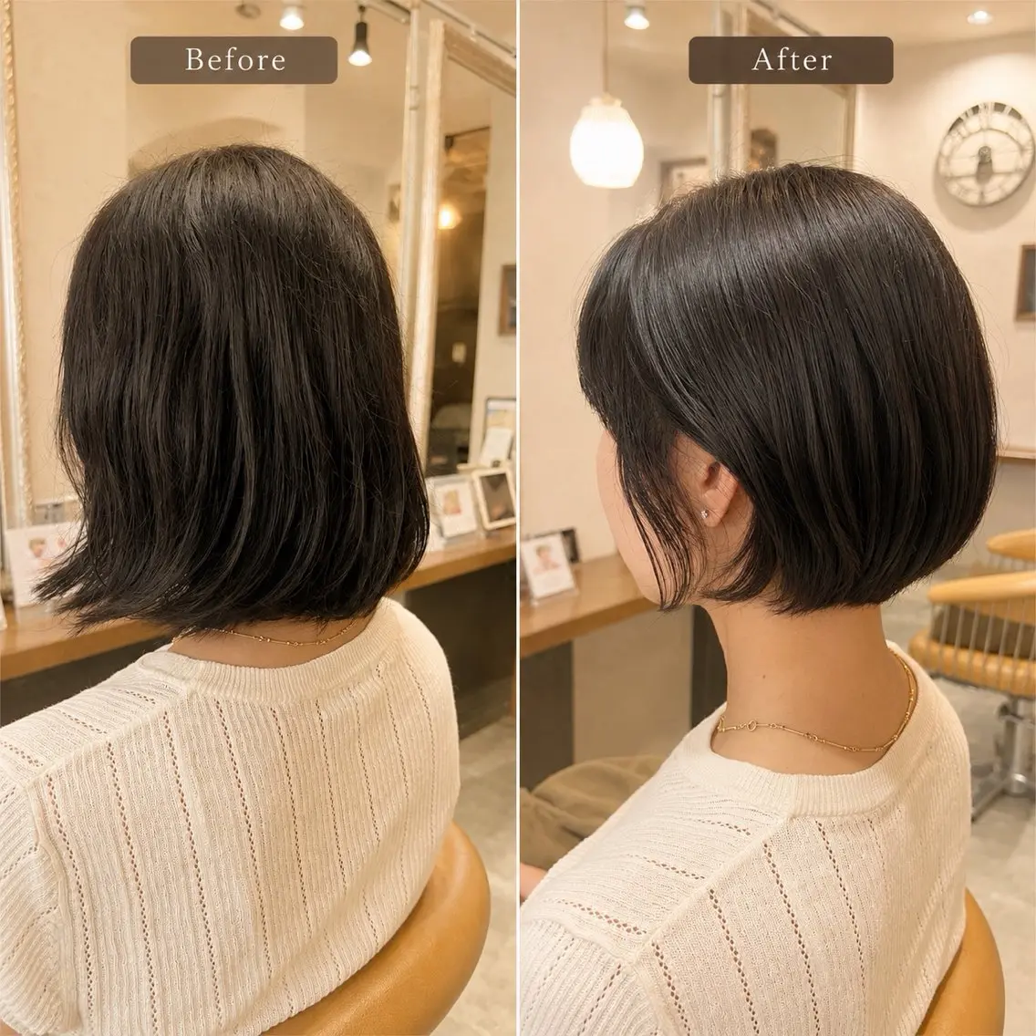ショート 天王町×韓国レイヤー 髪質改善  佐藤友茉のヘアスタイル