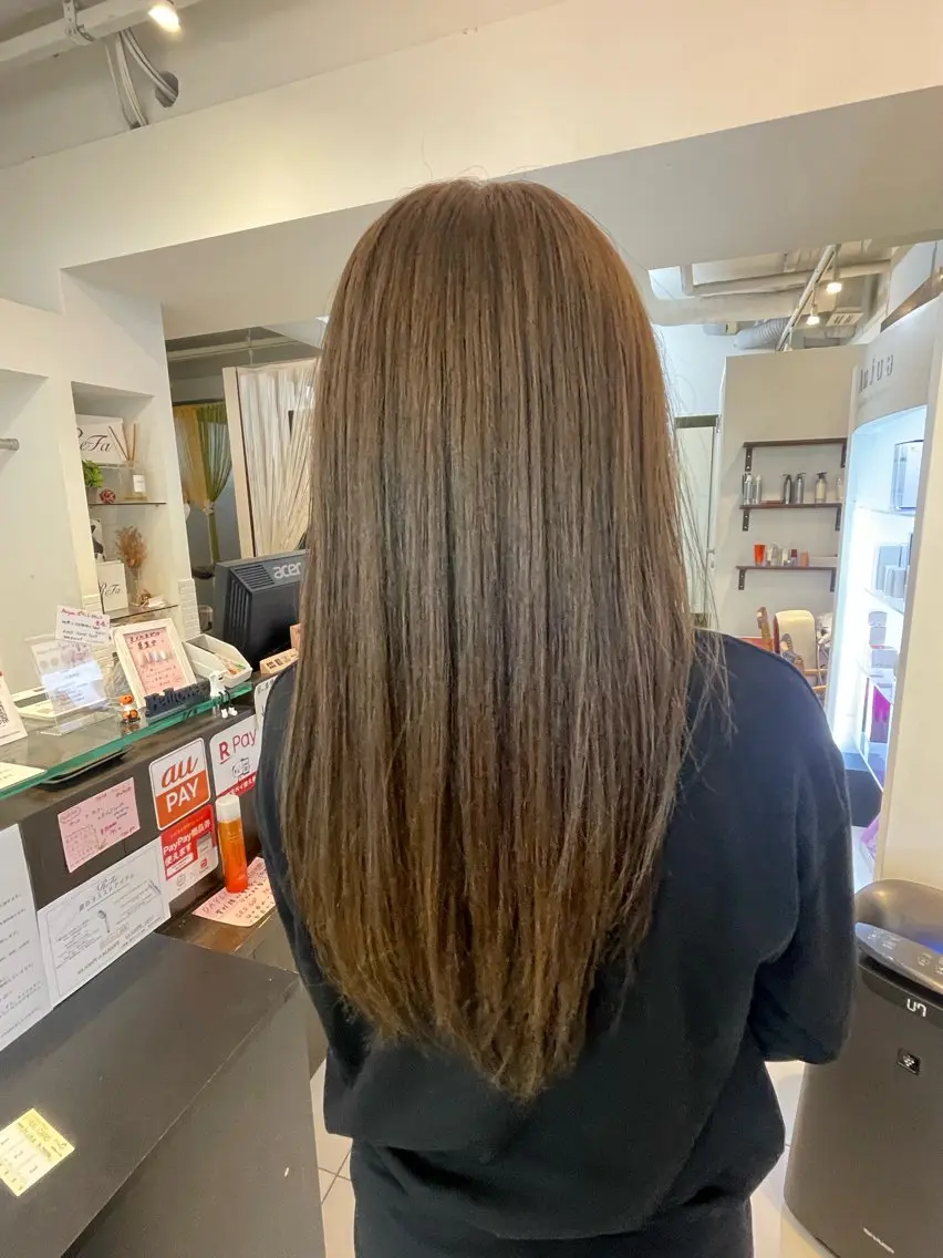 カラー ヘアカラー ゆうな🎀hair& eyelash🎀のヘアスタイル
