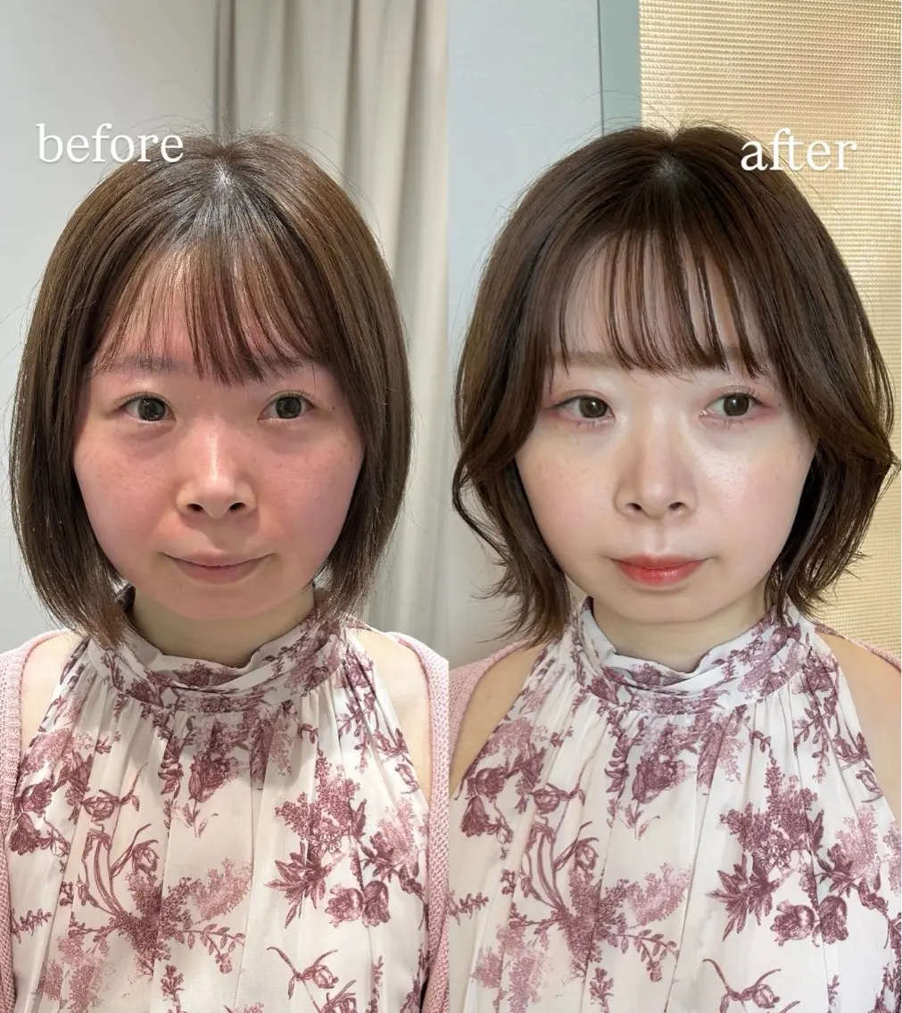 ミディアム ヘアセット 似合わせ艶髪カラー ❤️ハダユミのその他イメージ