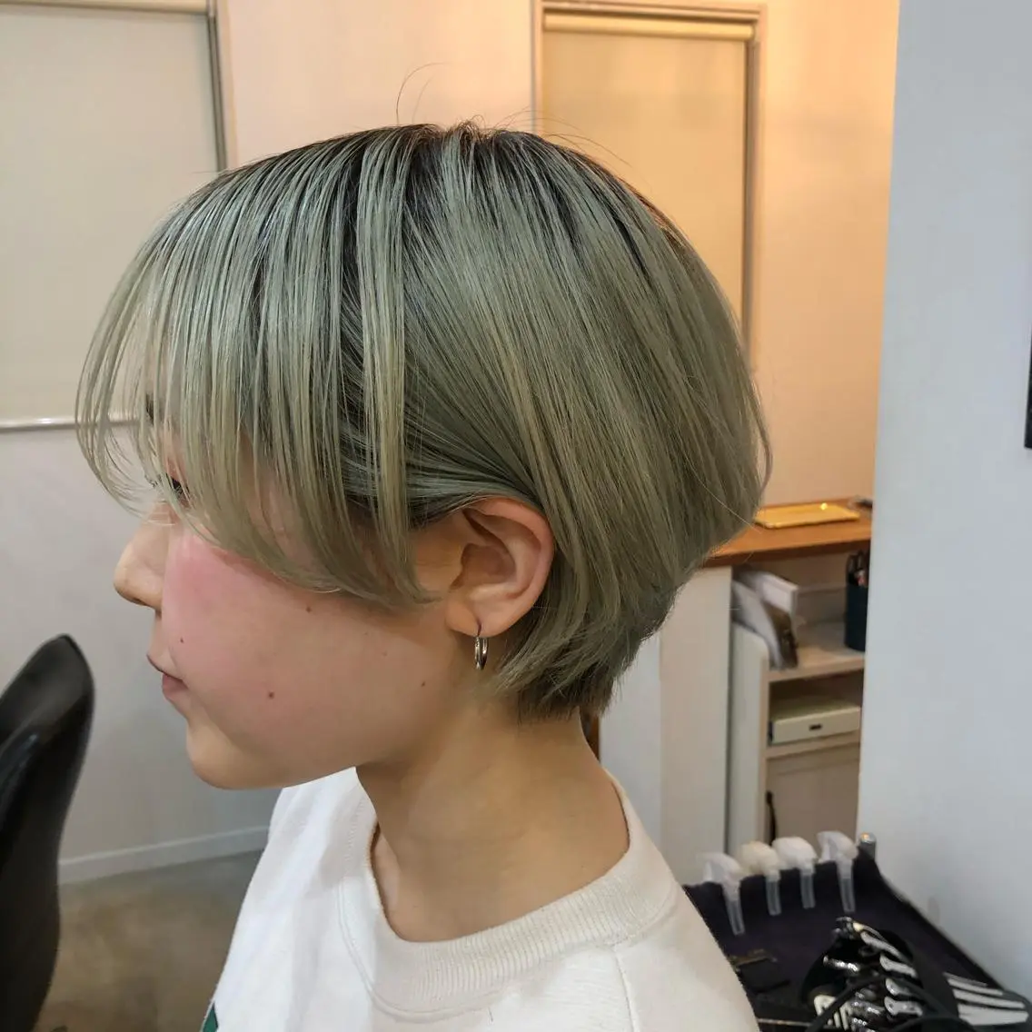 ショート ショートボブ ボブ ショートヘア 山口 晃也のヘアスタイル