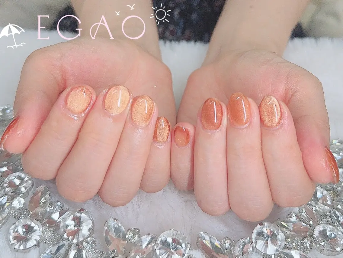 ネイル アートネイル フットネイル フレンチネイル ジェルネイル グラデーション ハンドネイル EGAO NAIL 錦糸町店のネイルデザイン
