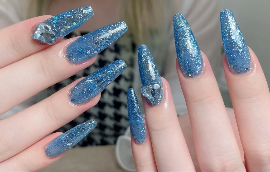 ネイル チークネイル 長さ出し フレンチネイル ジェルネイル ガーリー 中野駅から2分 MEO NAILのネイルデザイン