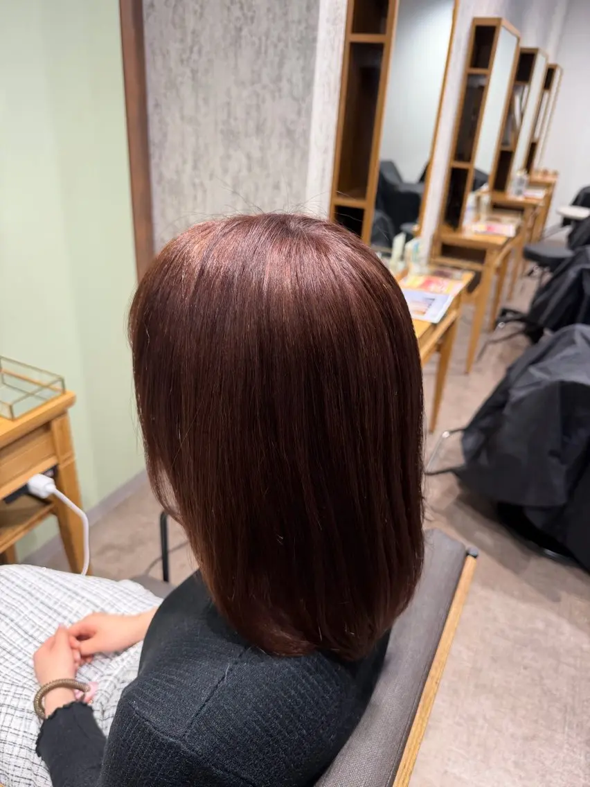 セミロング ヘアカラー marshu / Yukaのヘアスタイル