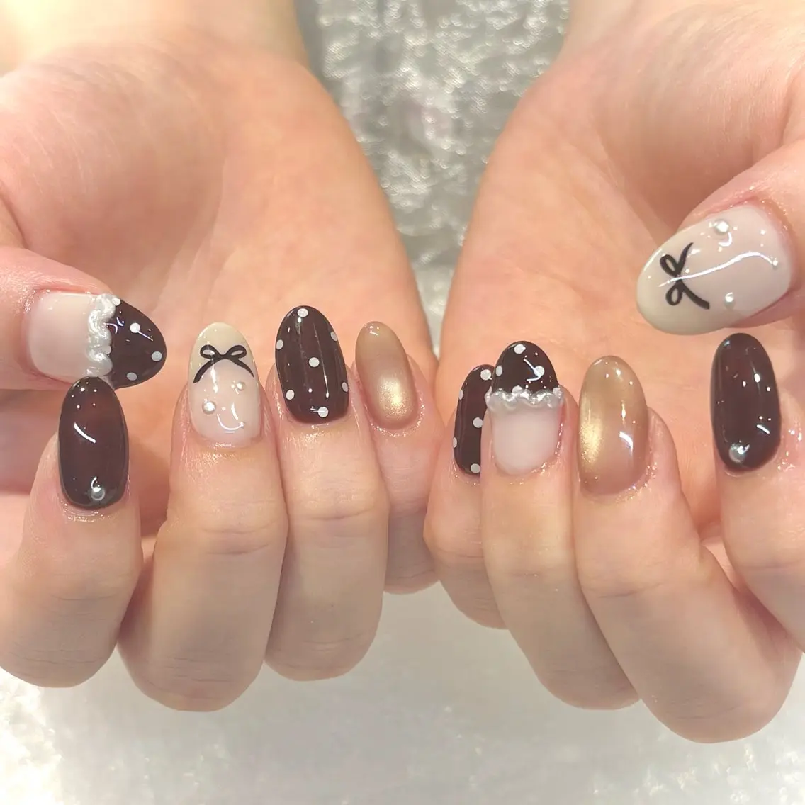 ネイル ハンドネイル 橋元 珠梨のネイルデザイン