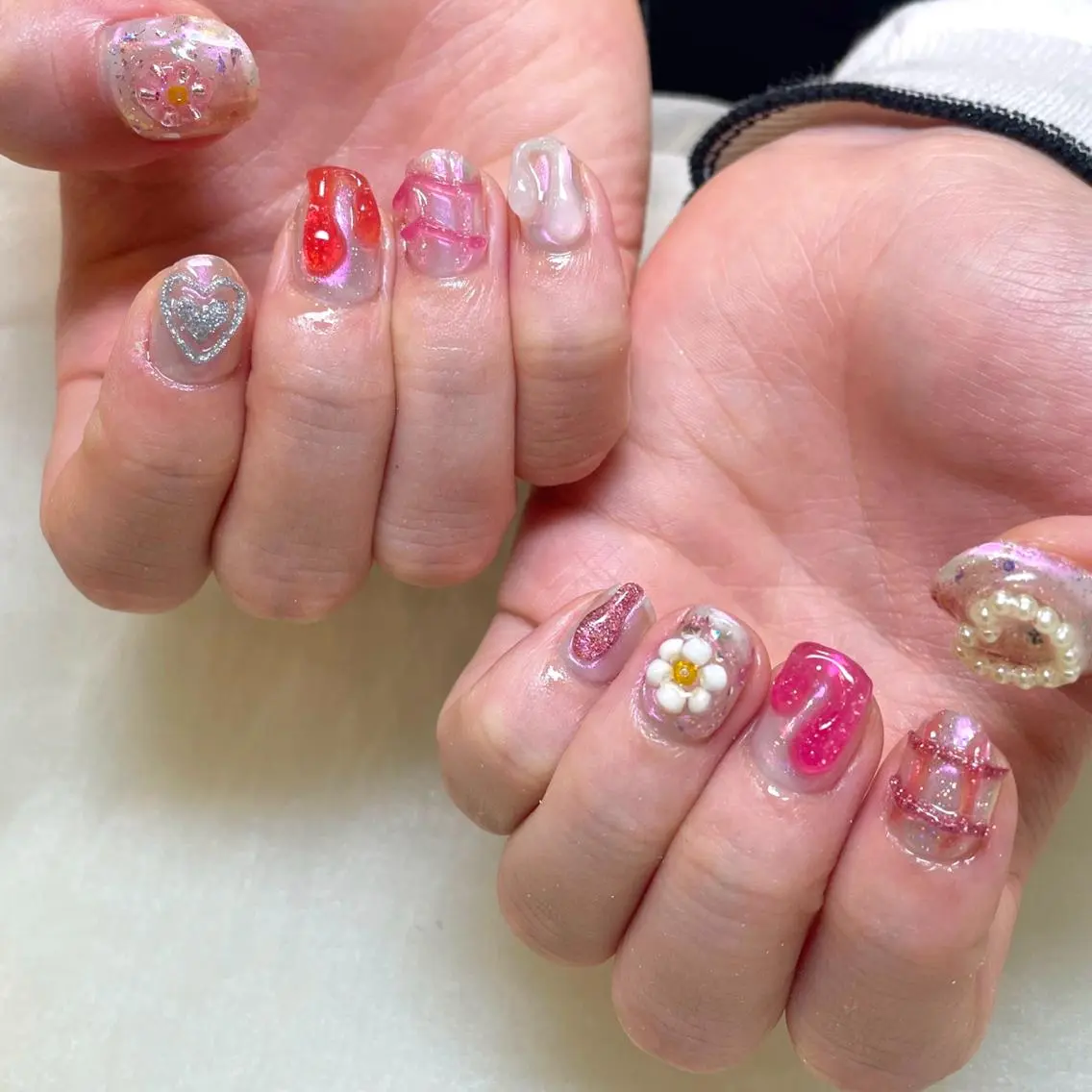 ネイル ハンドネイル 新井 ひなののネイルデザイン