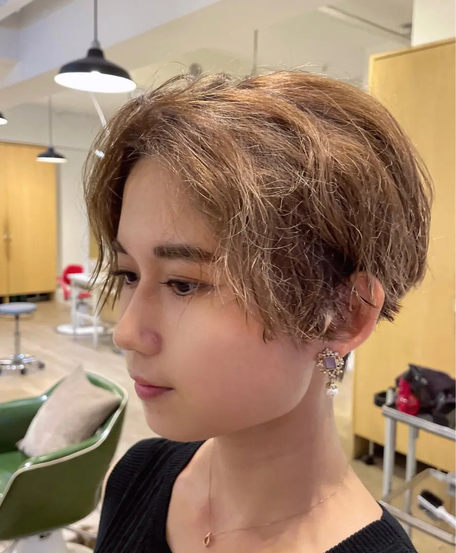 ショート カット トリートメント 髪質改善/似合わせ レイヤー/AYUMUのヘアスタイル