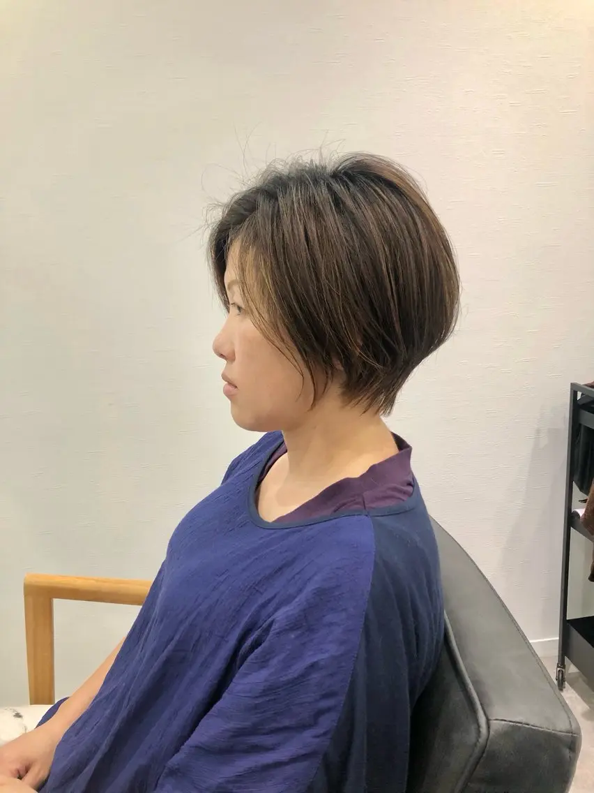 ショート ショートヘア 丸橋 友貴のヘアスタイル