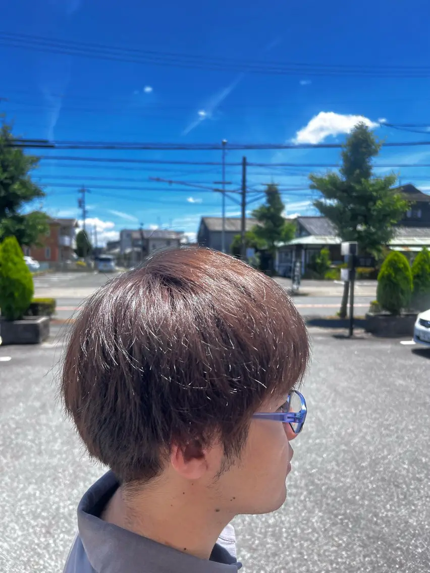 ショート カラー メンズ 黒野 菜月のヘアスタイル