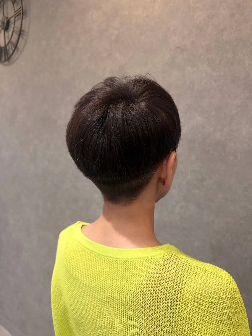 ショート カラー 透明感カラー ショートヘア ヘアカラー わたなべ まさとのヘアスタイル
