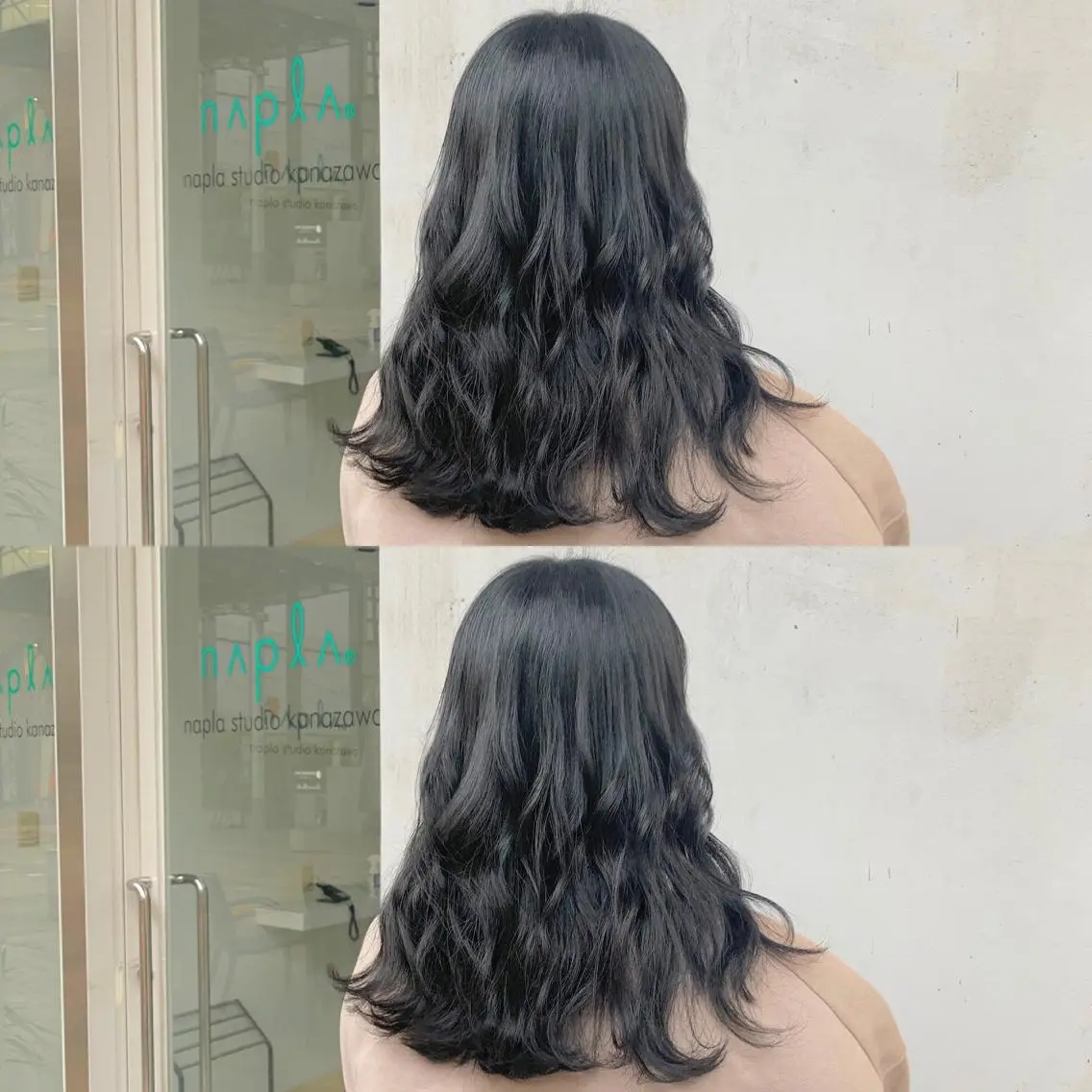 ミディアム カラー ヘアアレンジ 中門 玲那のヘアスタイル
