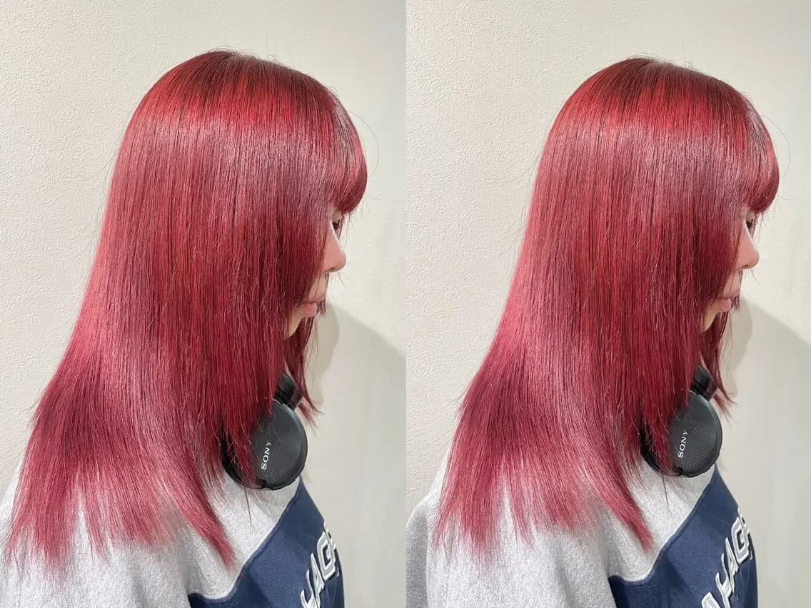 セミロング カラー コトミ【メンズ】 【曲がる縮毛矯正】のヘアスタイル