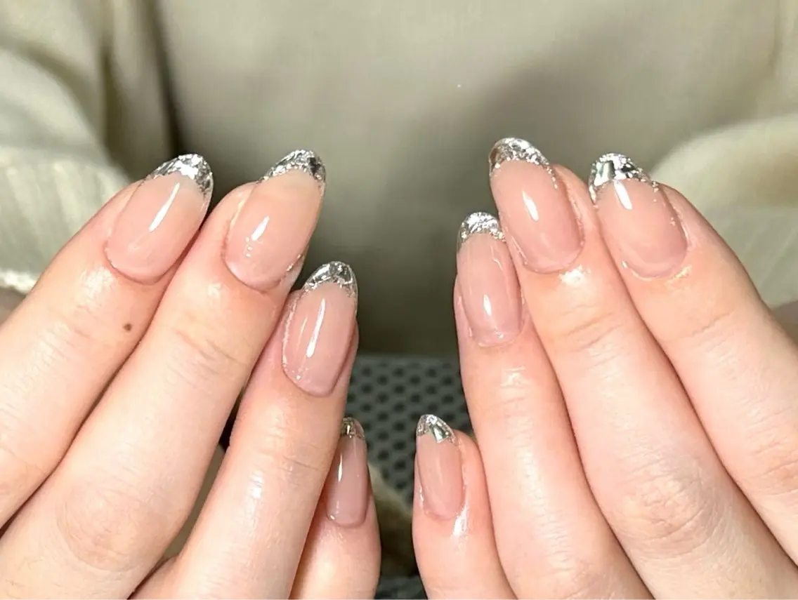 ネイル 持ち込み ワンホンネイル VV  Nail salonのネイルデザイン