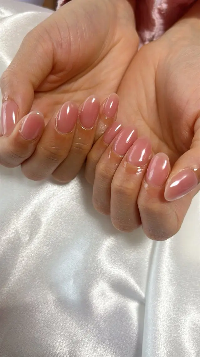 ネイル オーロラネイル 桜ネイル フラワーネイル フットネイル フレンチネイル ハンドネイル kikinail 溝の口のネイルデザイン