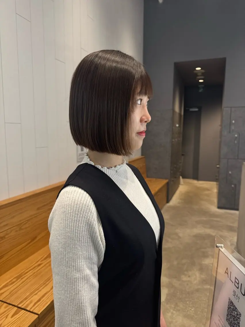 ショート ボブ 【似合わせカラー】 西口嶺河のヘアスタイル