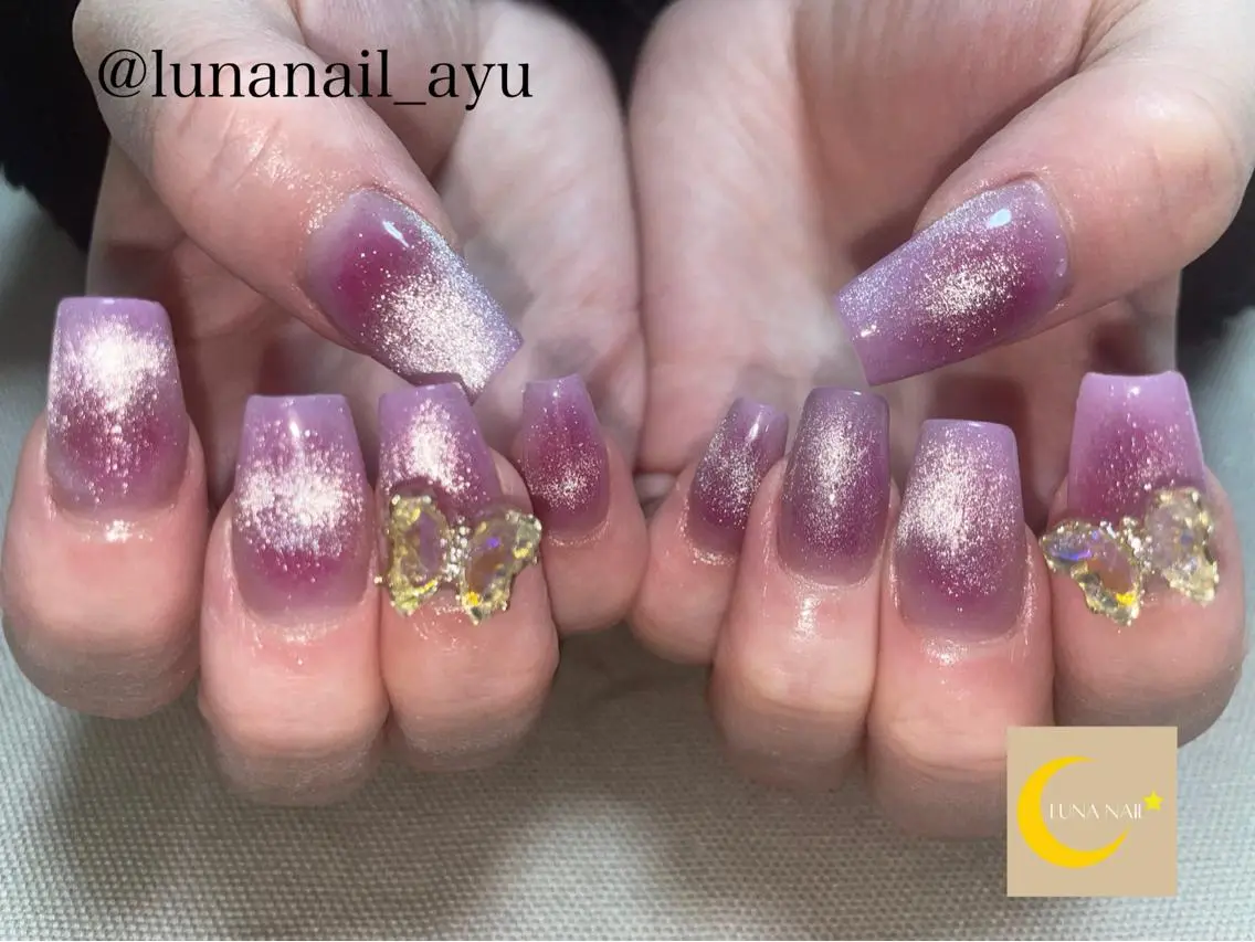 ネイル マグネットネイル LUNA NAIL ayuのネイルデザイン