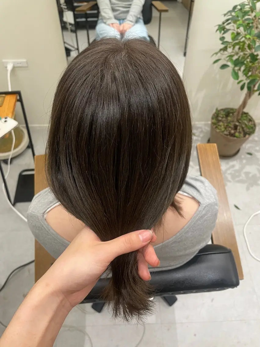ミディアム ヘアカラー JURI /HUIのヘアスタイル