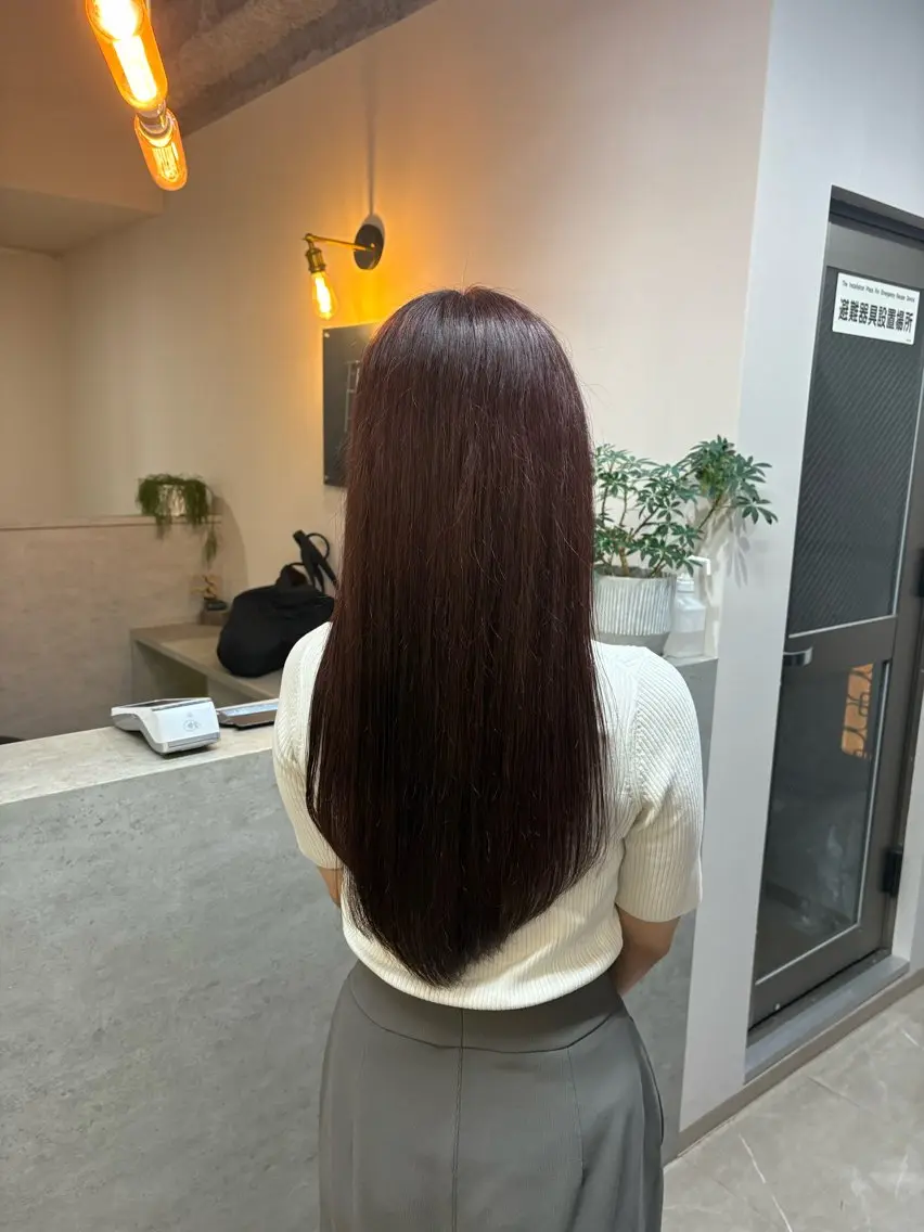 ロング カラー しゅり Flag hairのヘアスタイル