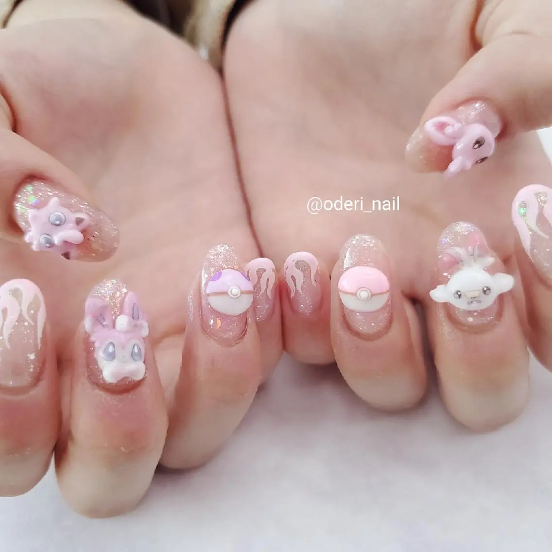 ネイル アートネイル ジェルネイル おで@ oderi_nailのネイルデザイン