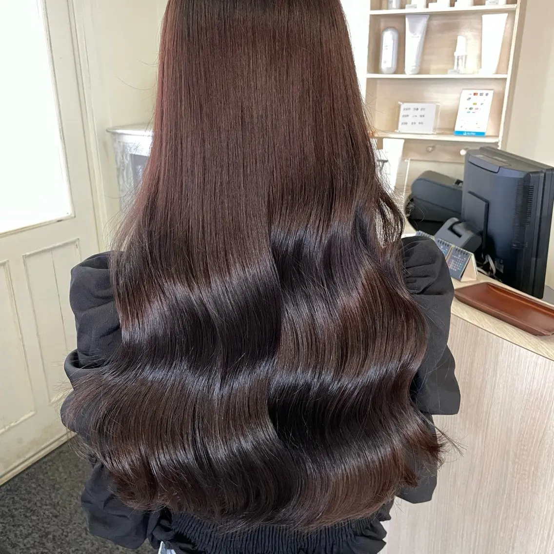 ロング カット ヘアカラー トリートメント 【髪質改善】 Wakanaのヘアスタイル