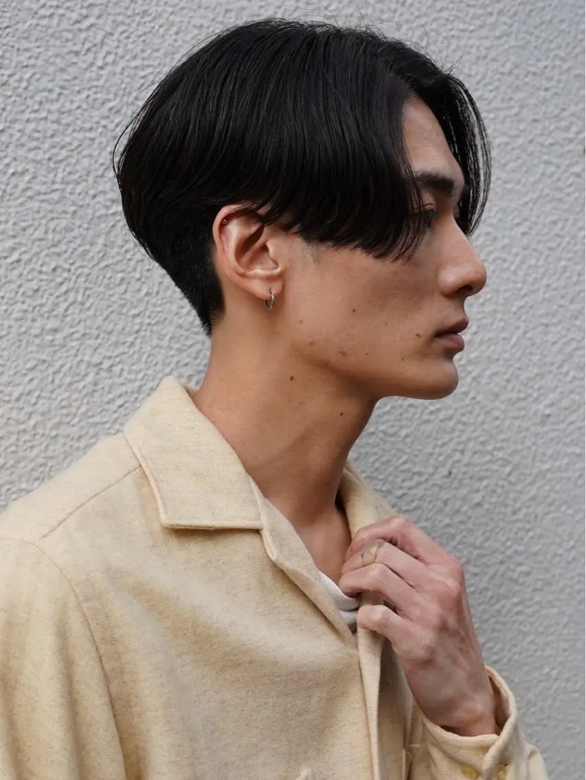 ショート カラー パーマ メンズ キッズ メンズパーマ ニュアンスパーマ 栄💗スパイキー⚡️ ｜パーマ｜haruのヘアスタイル