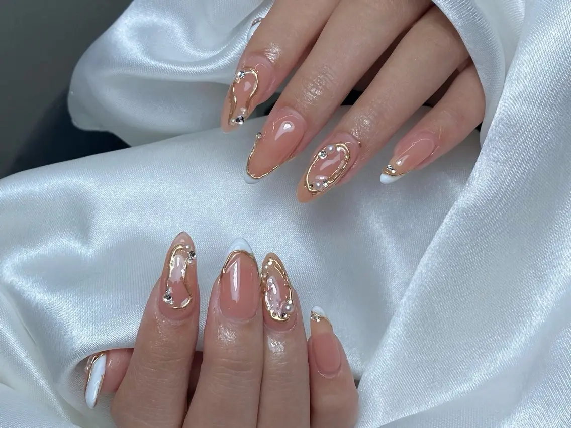 カラー ハンドネイル Rosie Nail サロン南越谷のネイルデザイン