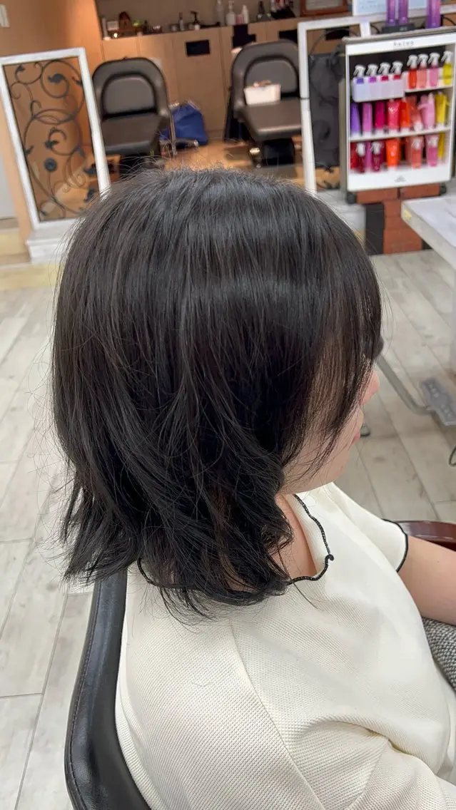 カラー ヘアカラー 磯 青龍のヘアスタイル