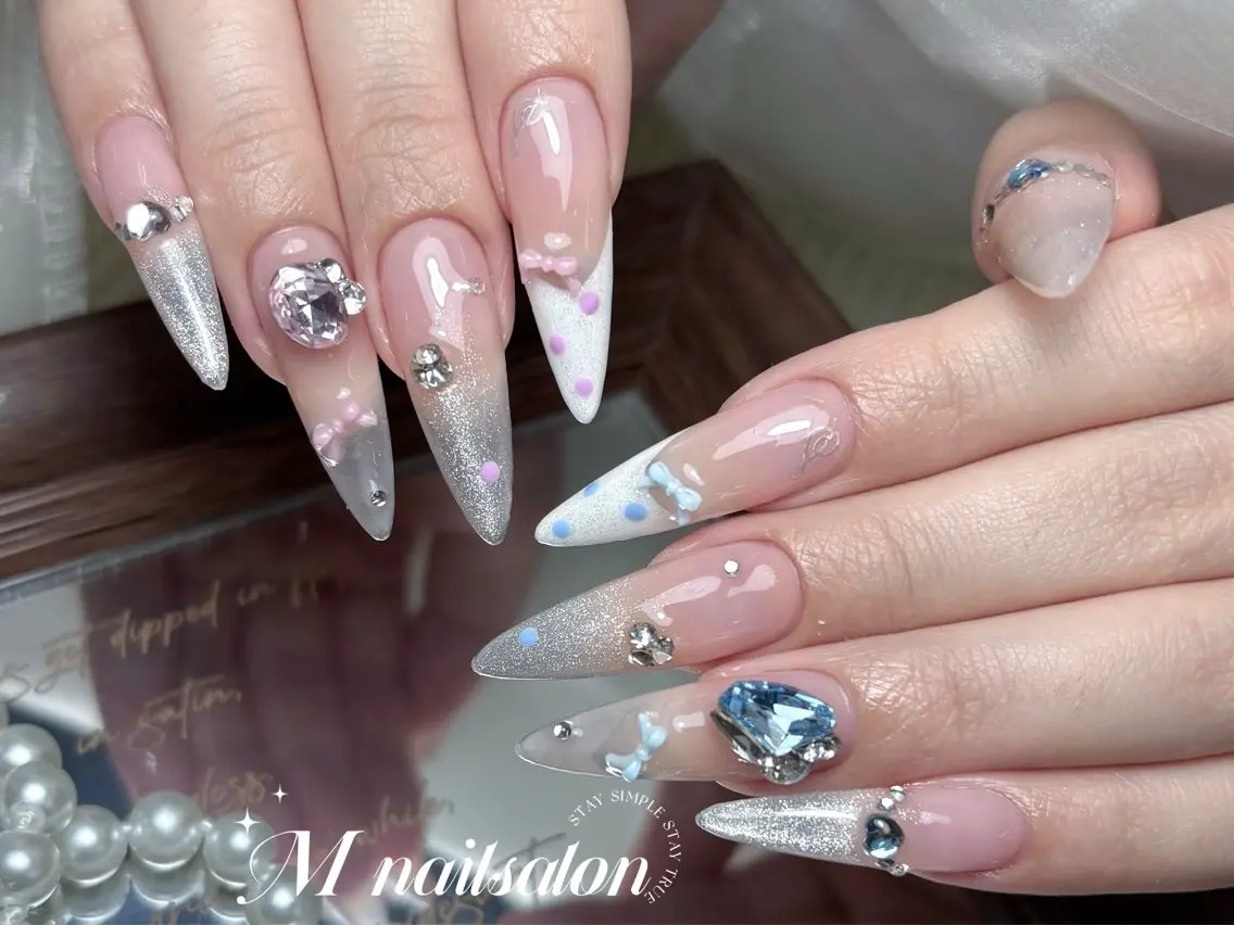 ネイル ハンドネイル M🌷nail 長さだし専門店のネイルデザイン