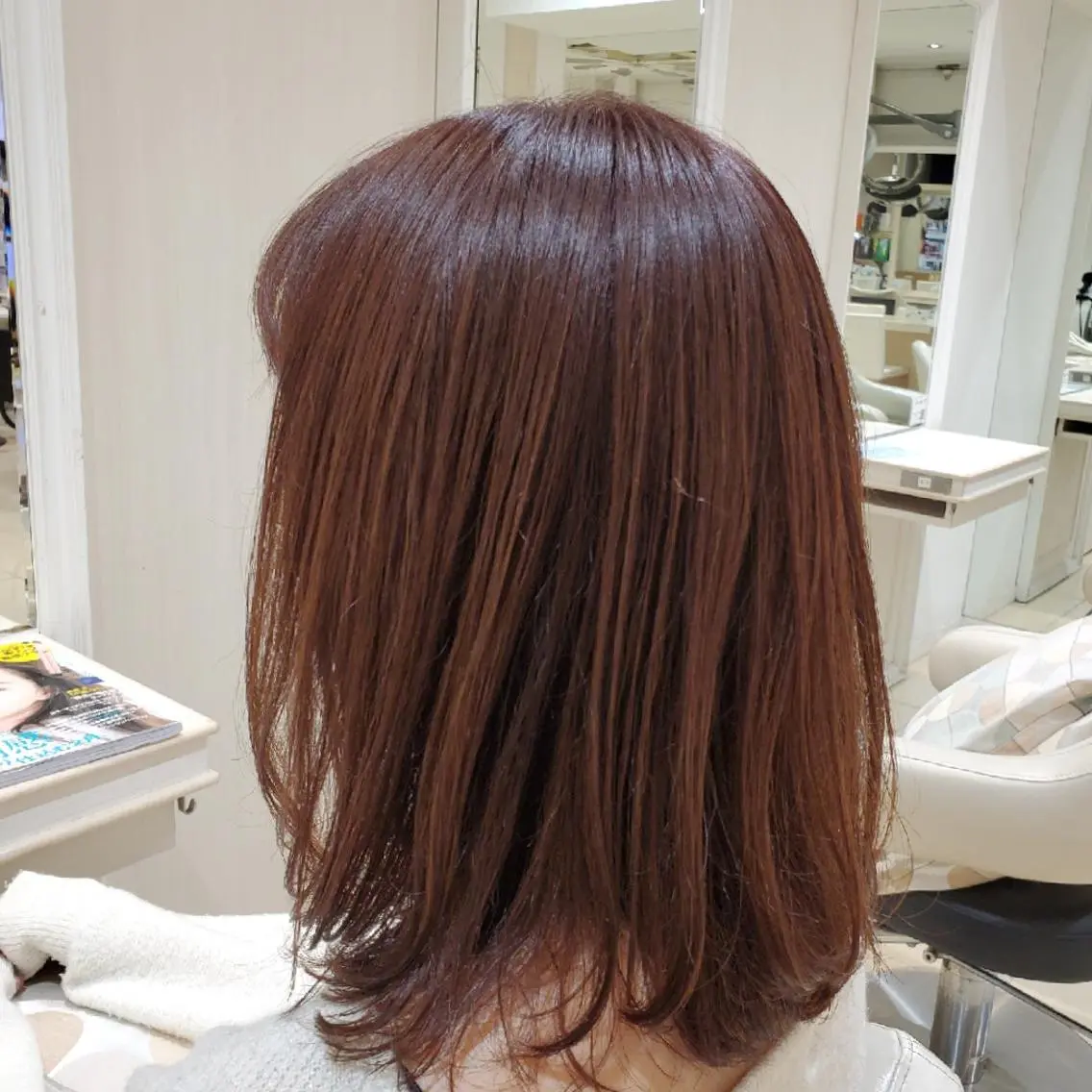 ミディアム カラー ヘアカラー トリートメント 社内カット講師・店長 菅原賢一のヘアスタイル