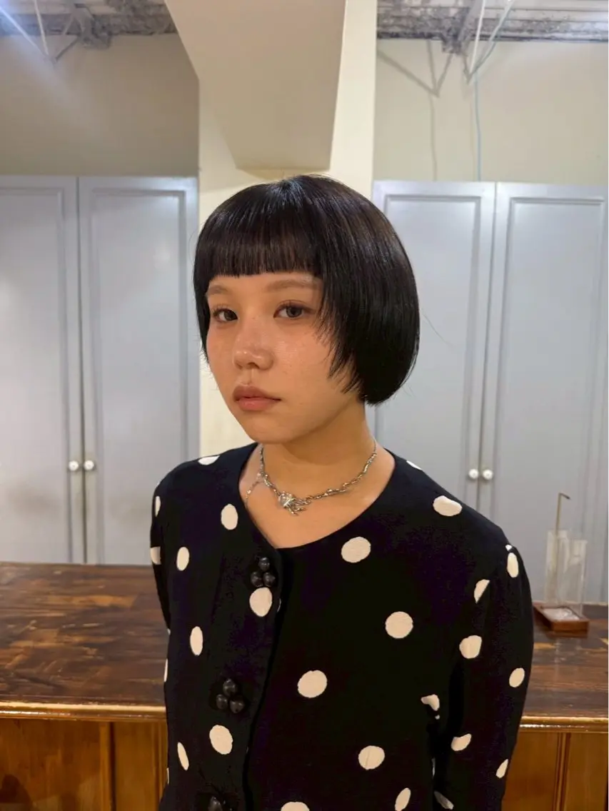 ミディアム カラー カット ヘアカラー トリートメント 🤩噂のMr.髪ポジ ティブ®️yu🤩のヘアスタイル