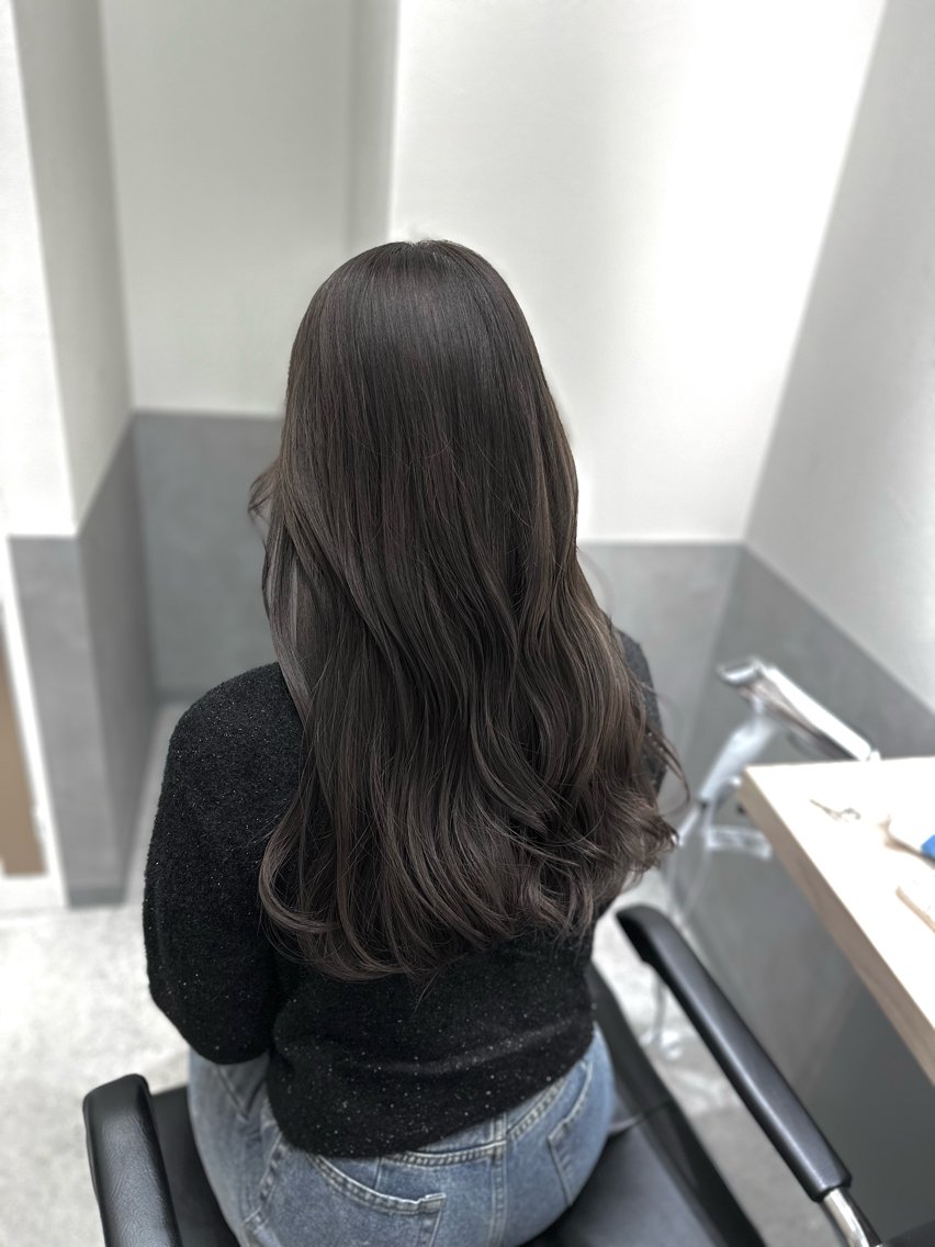 セミロング カラー ヘアアレンジ ヘアカラー トリートメント 美髪透明感特化| なおき|池袋美容師のヘアスタイル