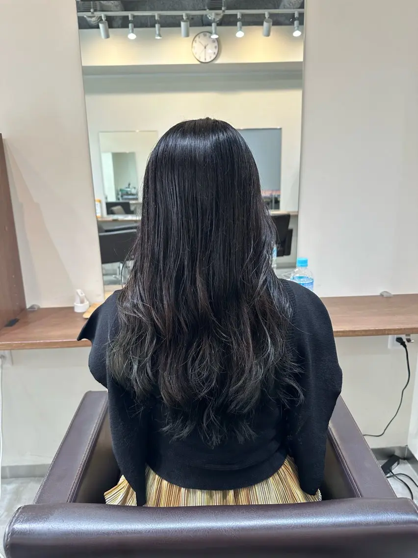 ロング カラー パーマ カット ヘアカラー パーマ トリートメント 平日オススメ✨ コスパ&タイパ✨山下のヘアスタイル