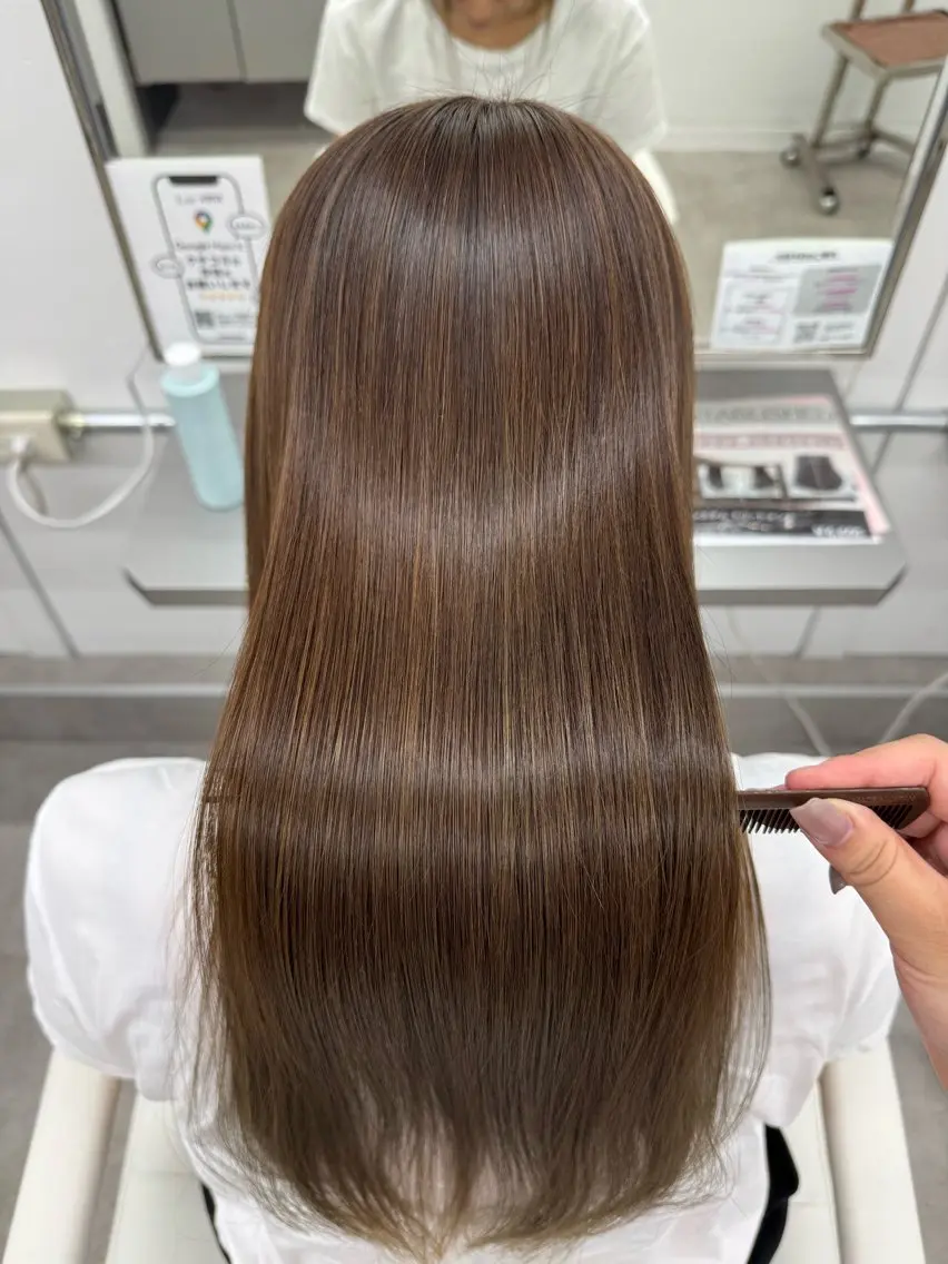 ロング カラー ベージュカラー オリーブベージュ 🌟モデル募集 /さら🩷のヘアスタイル