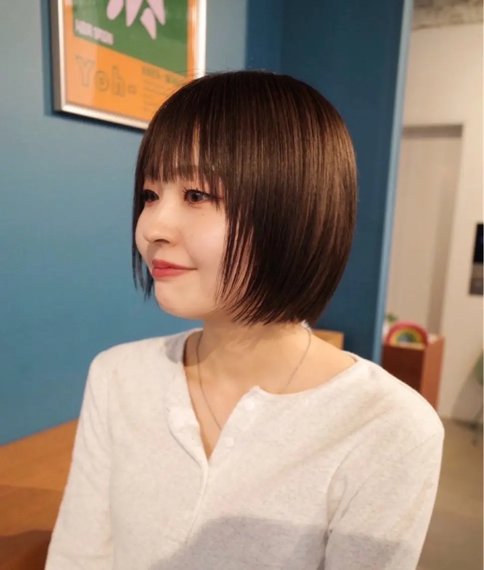 カラー 池田 柑美のヘアスタイル