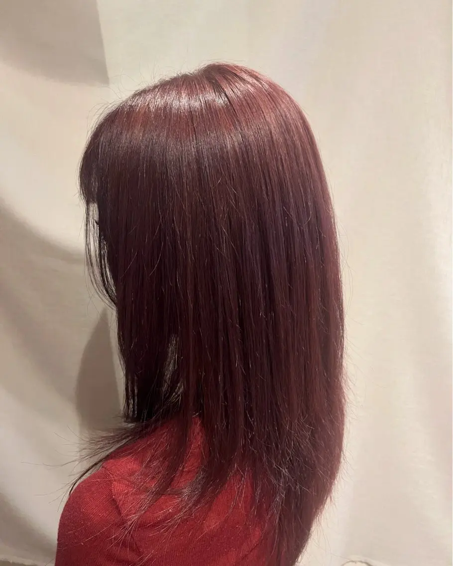 セミロング トリートメント 🫧ブリーチ×透明感 カラー🎀ココカラのヘアスタイル
