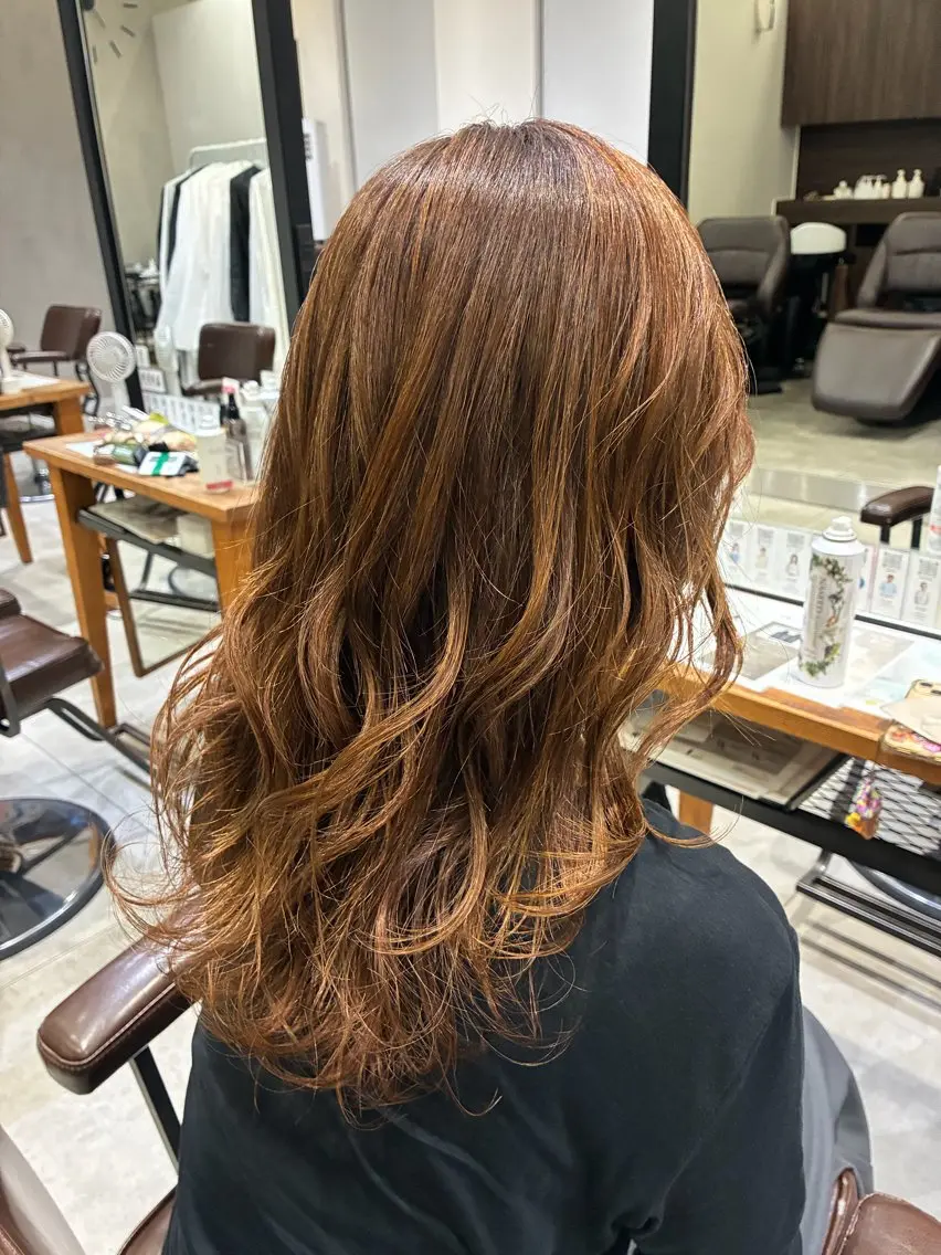カラー 透明感カラー/艶髪 口石 ひかるのヘアスタイル