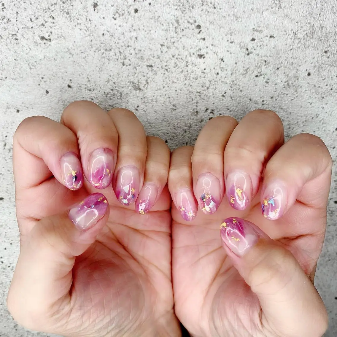 ミディアム カラー パーマ ヘアアレンジ メンズ キッズ ネイル マツエク・マツパ アイブロウ ジェルネイル ニュアンスネイル ニュアンスパーマ ハンドネイル Salon Ｋのネイルデザイン