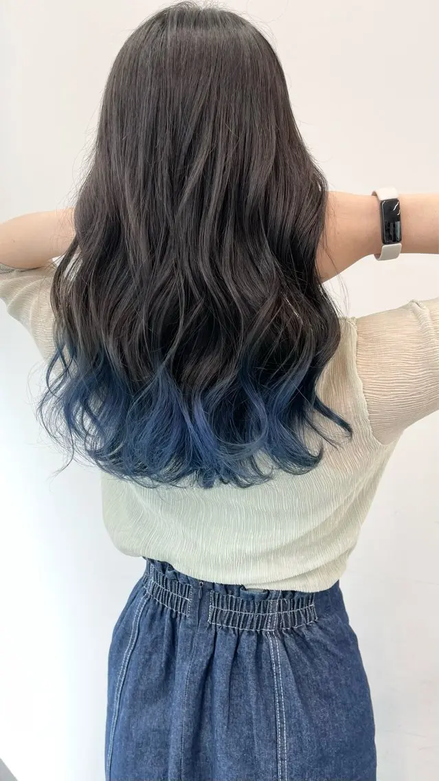 ミディアム カラー グラデーションカラー ヘアカラー トリートメント ⭐️無料！カット モデル募集⭐️夕貴のヘアスタイル