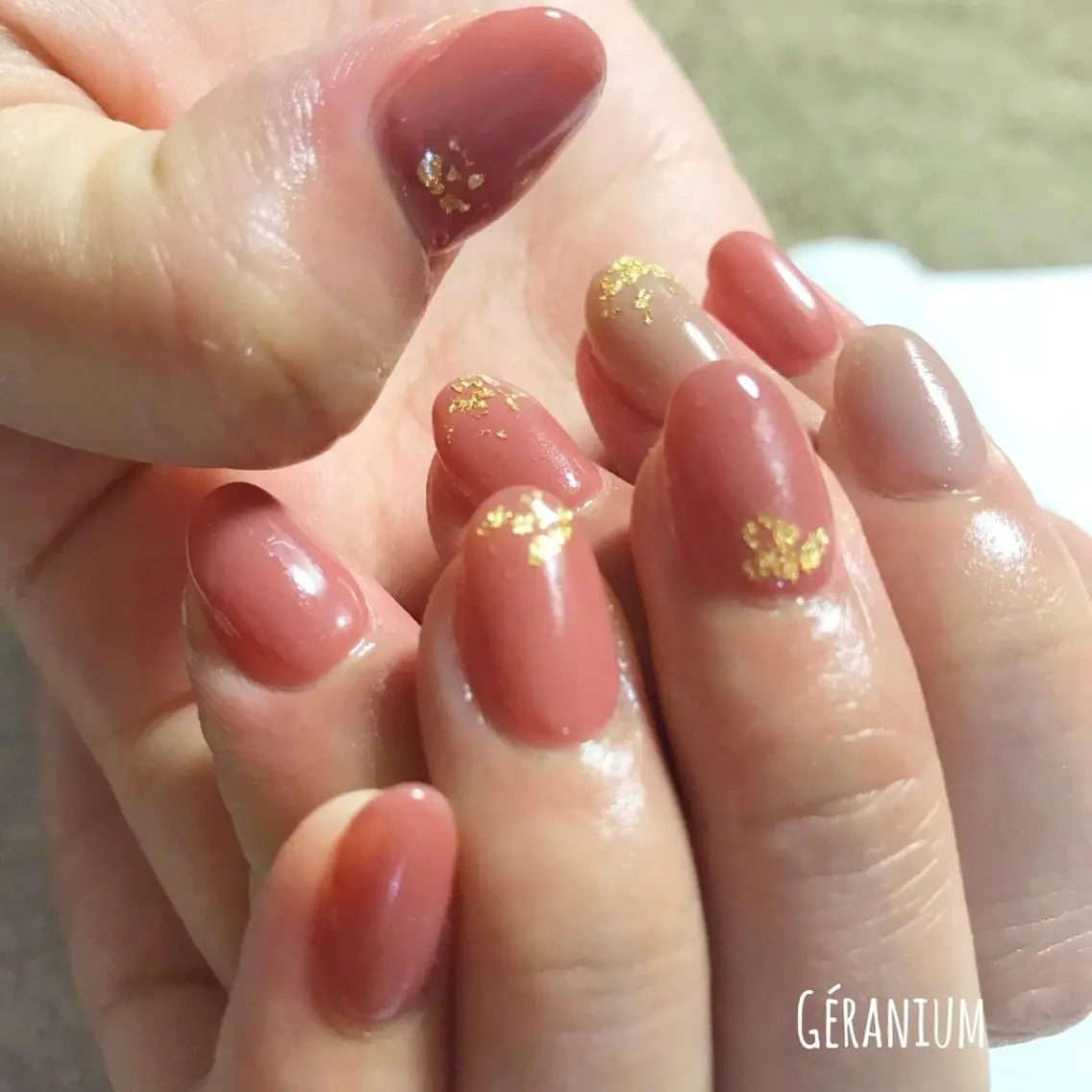 ネイル ハンドネイル GéRanium Harukaのネイルデザイン