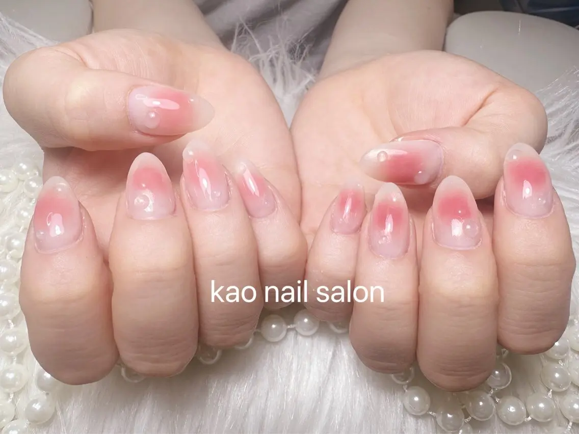 ネイル ハンドネイル kao nail マグネット/長さだしのネイルデザイン