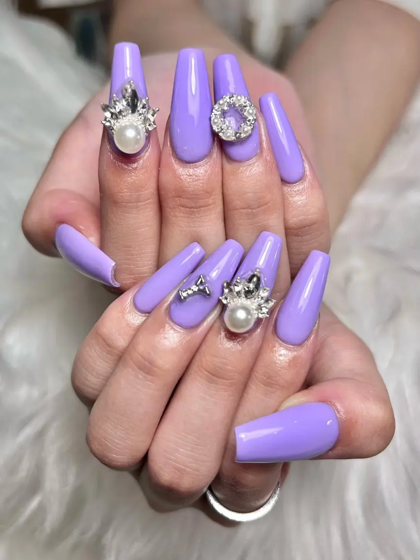 ネイル ジェルネイル 持ち込み ワンカラーネイル スカルプネイル xinh nailsのネイルデザイン