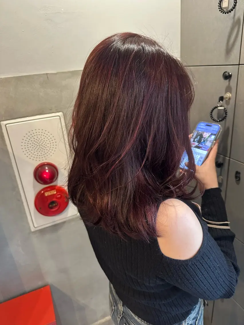 セミロング 朝楽美髪✨推奨 ◎店長◎Keitaのヘアスタイル