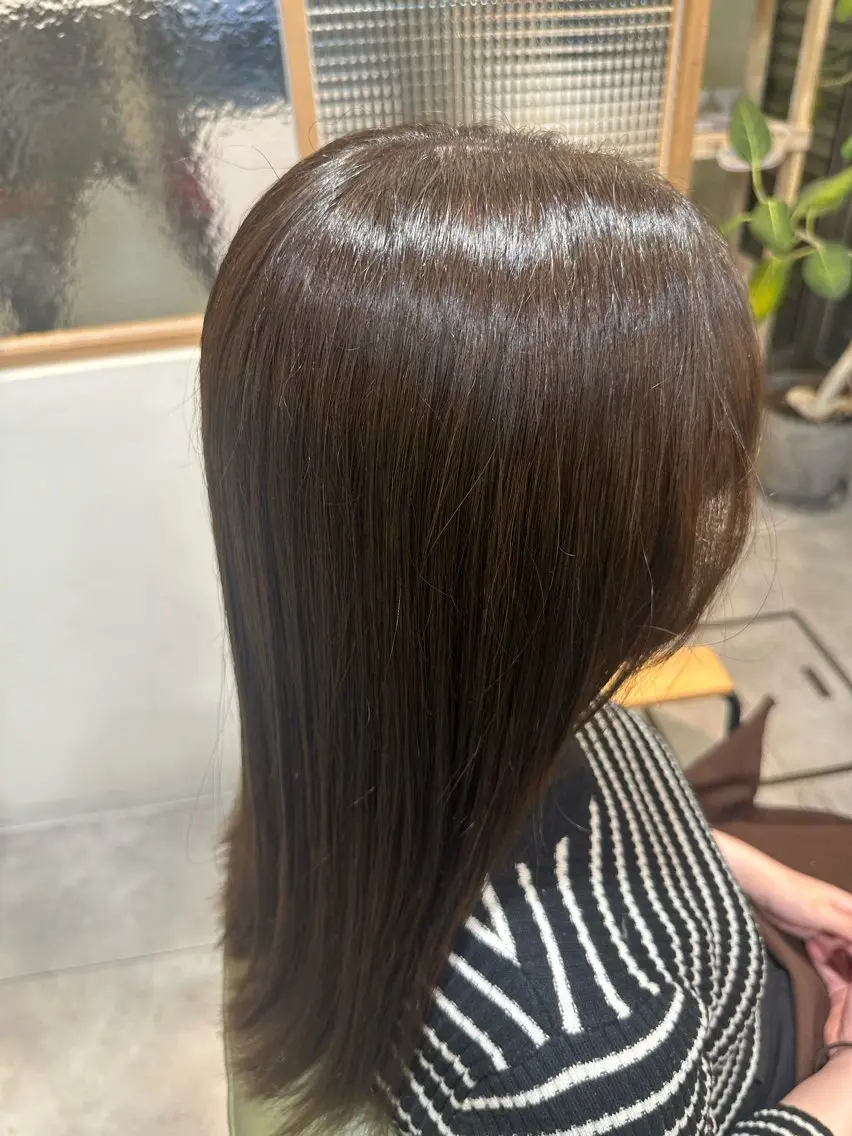 ミディアム カラー desirbeaux 横尾のヘアスタイル