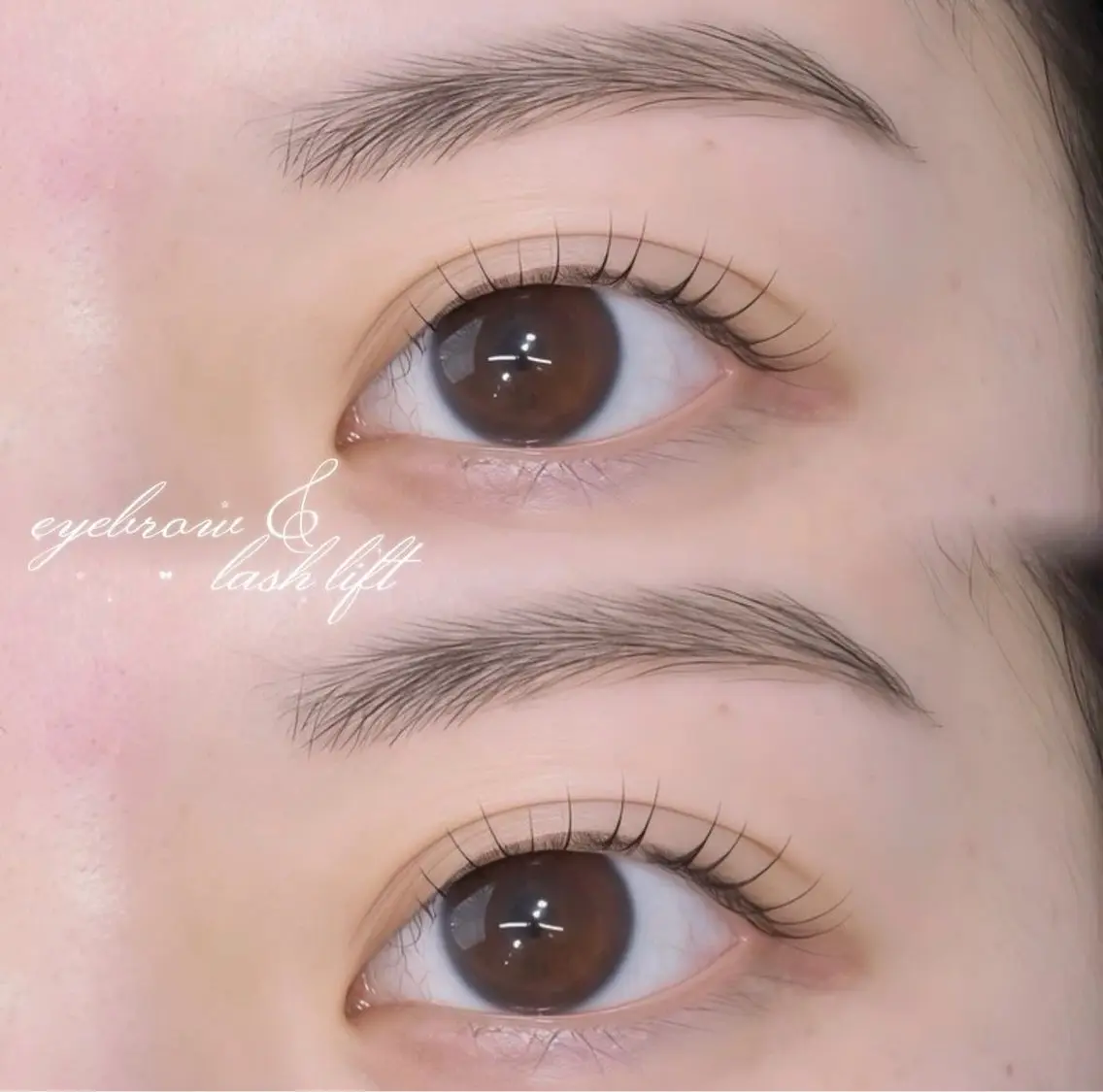 マツエク・マツパ ナチュラル 一重×まつ毛パーマ yuine 🌷のマツエク・マツパデザイン