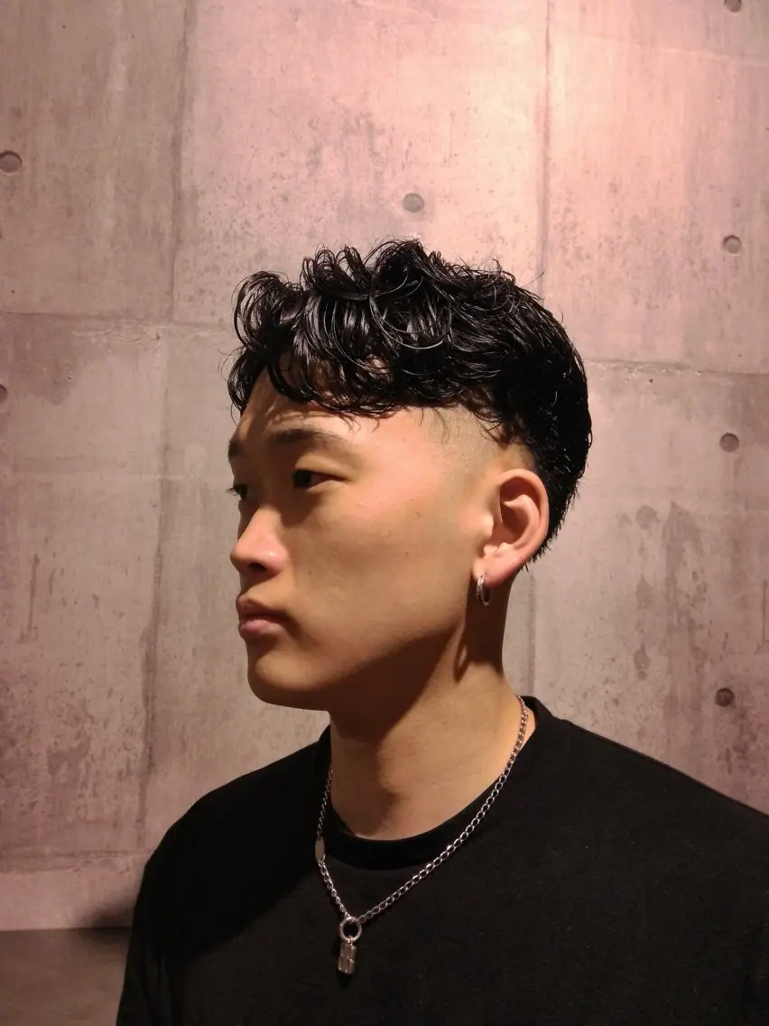 メンズ カット 窪田 力也のヘアスタイル