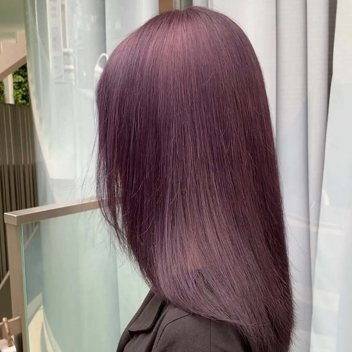 ミディアム カラー カット ヘアカラー トリートメント れい🫧 ハイトーン特化のヘアスタイル