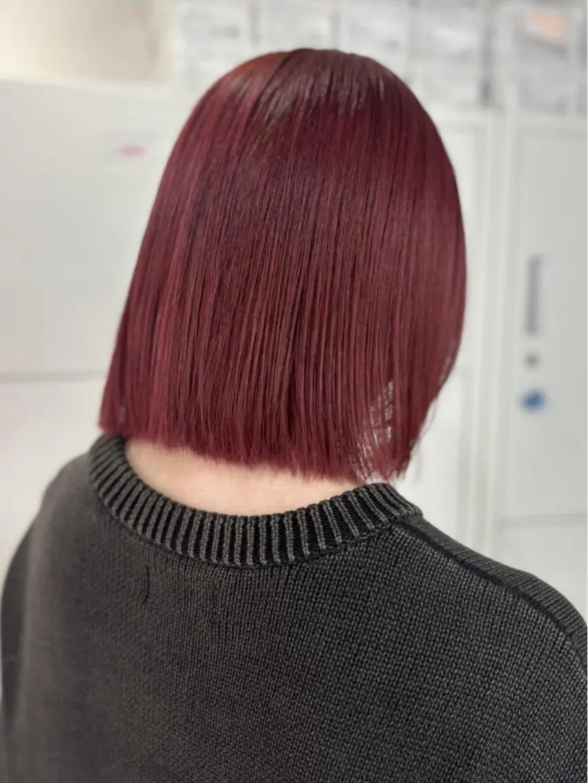 ショート 🩶縮毛矯正/カラー /大宮/あやね⛓🩶のヘアスタイル