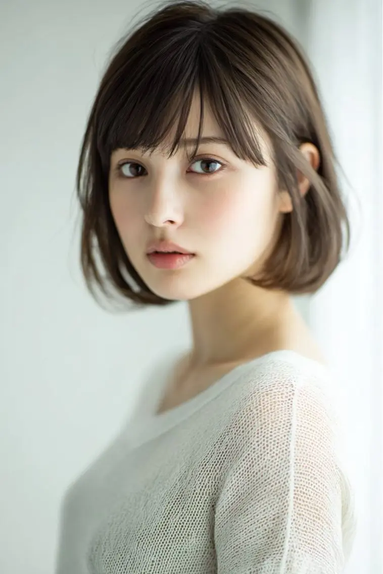 ミディアム ku-to WAKABAのヘアスタイル